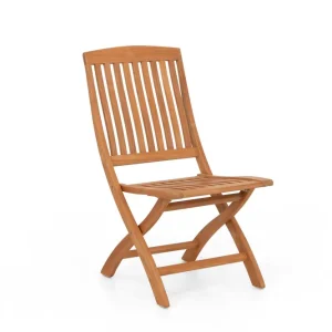 Begränsat antal Boston fällstol - Teak från Sunzo- Bra Möbler