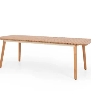 Boston matbord - Teak 200 - 240 x 100 cm från Sunzo- Bra Möbler Billigare