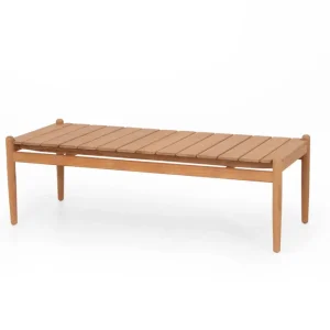Hampton soffbord - Teak 130 x 55 cm från Sunzo- Bra Möbler Bästa pris