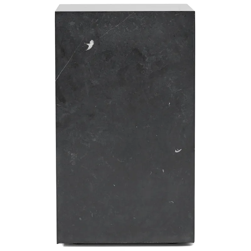 Säker betalning Plinth Tall Sidobord 51x30 cm, Marquina Marmor