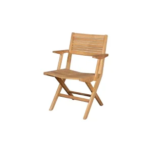 Flip karmstol - Teak från Cane-line- Bra Möbler Billigare