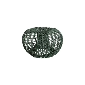 Nest fotpall - Mörkgrön från Cane-line- Bra Möbler Begränsad tid