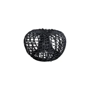 Erbjudandepris Nest fotpall - Svart från Cane-line- Bra Möbler