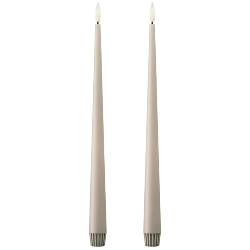 Begränsad tid Led-Ljus 2-pack 30 cm, Linen Grey