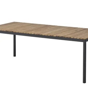 Mood matbord - Antracit/teak 208,5 x 100 cm från Cinas- Bra Möbler Lågt pris