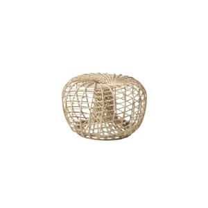 Nest fotpall - Natur 65 cm från Cane-line- Bra Möbler Kampanj