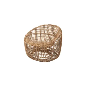 Begränsat erbjudande Nest loungefåtölj - Natur Exkl. dyna från Cane-line- Bra Möbler