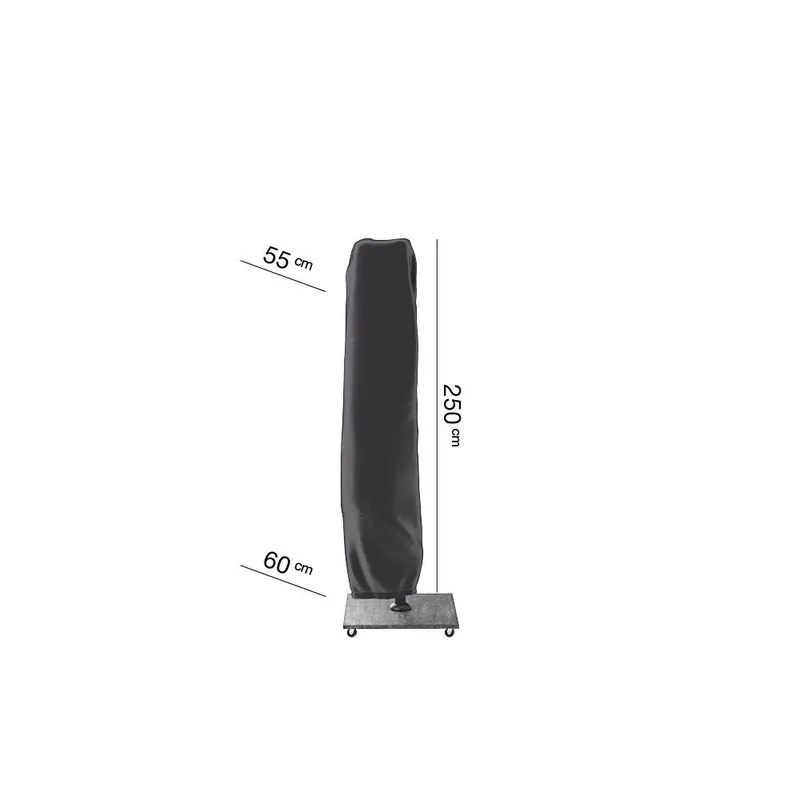 Parasollskydd - svart 250x75 cm från Platinum AeroCover- Bra Möbler Begränsad tid