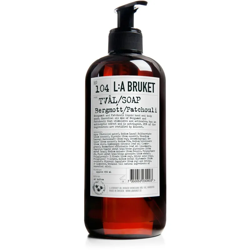 Bästa pris 104 Bergamott/Patchouli Flytande Tvål 450 ml