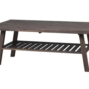 Nedsatt pris Brooklyn soffbord - Mörkbrun ek 130 x 75 cm från Rowico Home- Bra Möbler