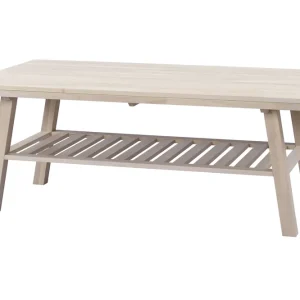 Fynd Brooklyn soffbord - Vitpigmenterad ek 130 x 75 cm från Rowico Home- Bra Möbler