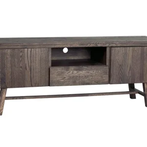 Brooklyn TV-bänk - Mörkbrun 160 x 45 cm från Rowico Home- Bra Möbler Snabb leverans