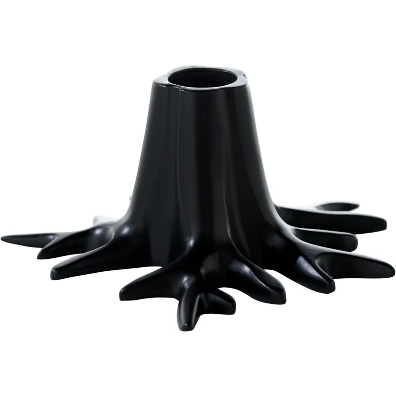 The Root Ljusstake, Black Matte Trygg betalning