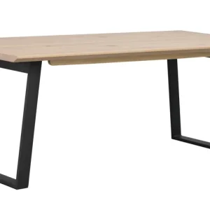 Nyhet Melville matbord - Vitpigmenterad/svart 210 x 95 cm från Rowico Home- Bra Möbler