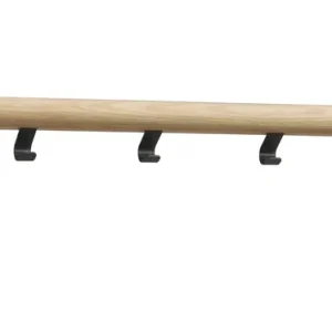 Milford hatthylla - Natur/svart 80 x 33 cm från Rowico Home- Bra Möbler Snabb leverans