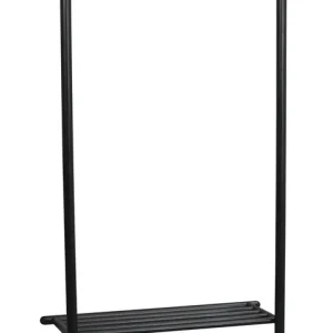 Billig Milford klädställning - Svart ek/svart metall 180 x 90 cm från Rowico Home- Bra Möbler