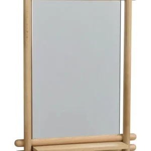 Nyhet Milford spegel med hylla - Ek 74 x 52 cm från Rowico Home- Bra Möbler