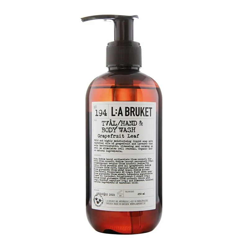 194 Grapefruit Leaf Flytande Tvål 240 ml Trygg betalning