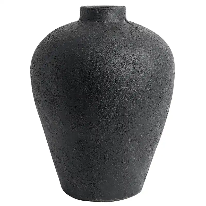Luna Dekorativ Kruka H40 cm, Svart Premium