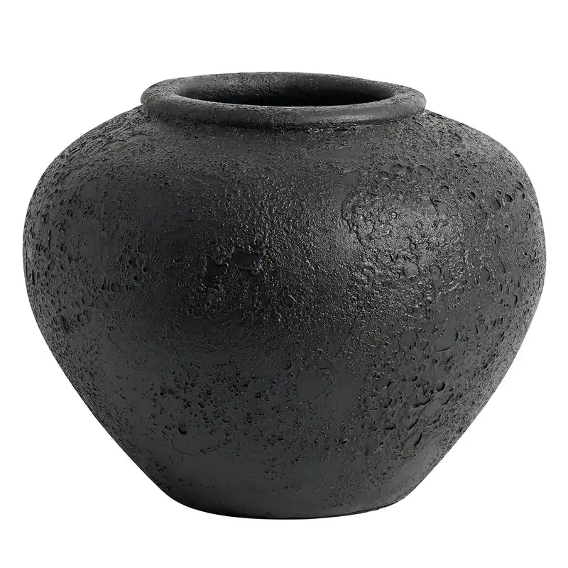Utförsäljning Luna Dekorativ Kruka H26 cm, Svart