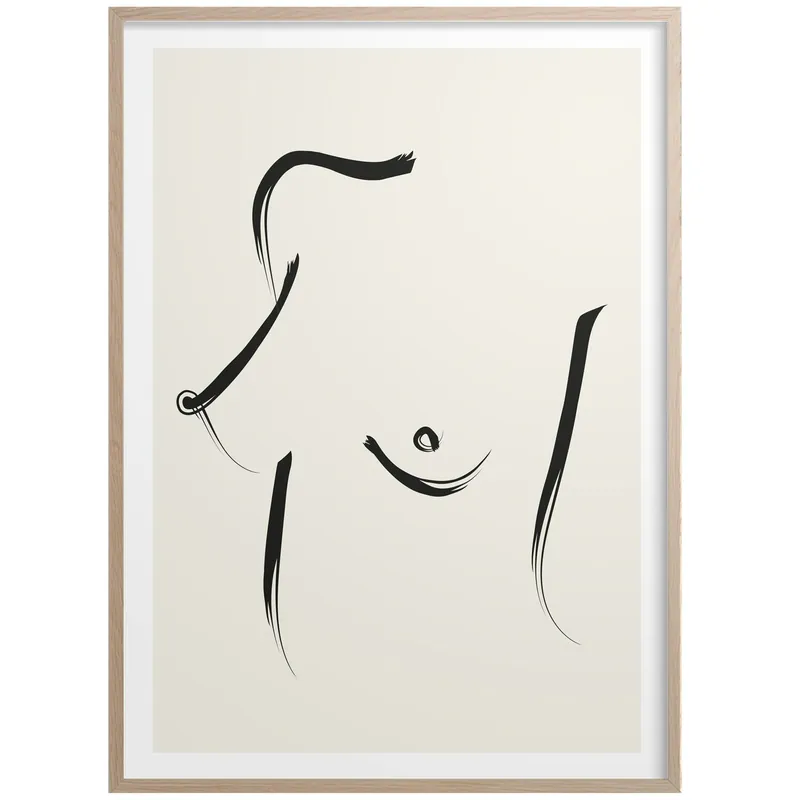 Breast No 2 Poster 30x40 cm Endast idag