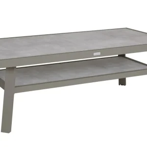 Samvaro soffbord - Khaki med beige dyna 140x70 cm från Brafab- Bra Möbler Snabb frakt