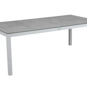 Lägg i varukorgen Belfort soffbord - Vit/grå 140 x 70 cm från Brafab- Bra Möbler