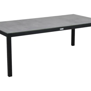 Populär Belfort soffbord - Svart/grå 140 x 70 cm från Brafab- Bra Möbler