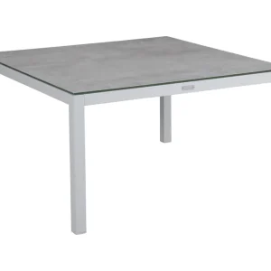 Handla nu Belfort soffbord - Vit/grå 90 x 90 cm från Brafab- Bra Möbler