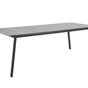Rabatter Lyra matbord - Svart med glasskiva 220 x 100 cm från Brafab- Bra Möbler