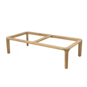 Begränsad tid Aspect soffbordsunderrede - Teak 120x60 cm från Cane-line- Bra Möbler