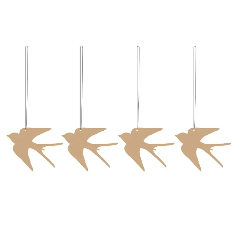 Nyhet Easter Deco Bird, Cafe Au Lait 4-pack Påskdekoration Rostfritt Stål 4-pack CafeAu Lait