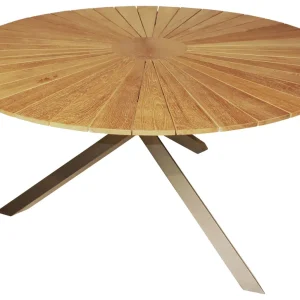 Mexico matbord - Svart/teak 140 cm från Venture Design- Bra Möbler Handla nu