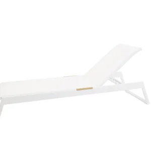 Erbjudandepris Mexico solsäng - Vit/teak från Venture Design- Bra Möbler