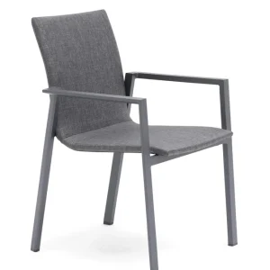 Borgdala stapelstol - Charcoal aluminium/grå textilene från Hillerstorp- Bra Möbler Kampanj