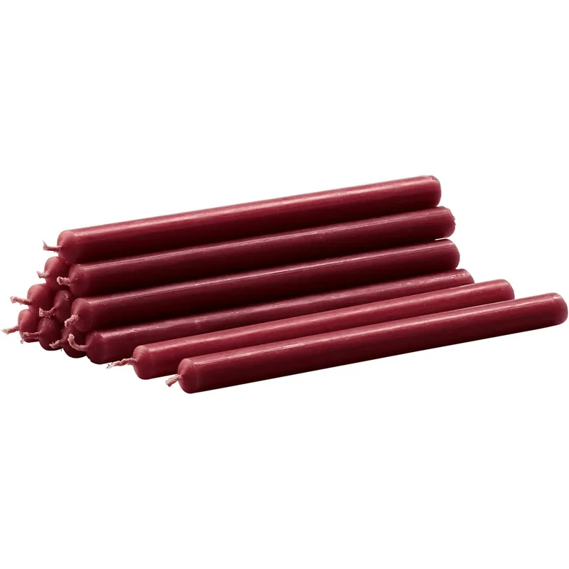 Köp nu Nagel Ljus 12-pack, Bordeaux
