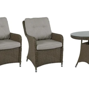 Hornbrook matgrupp - 2 matstolar & matbord 80 cm Beige med sand dyna från Brafab- Bra Möbler Köp online
