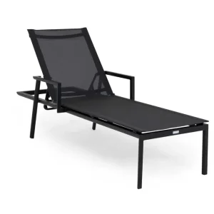 Delia solsäng - Svart 197 x 73 cm från Brafab- Bra Möbler Nedsatt pris