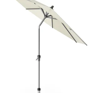Riva parasoll - Varmvit/grå exkl. parasollfot 2,5 m från Platinum Sun & Shade- Bra Möbler Begränsad tid