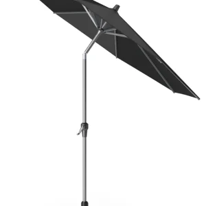 Billig Riva parasoll - Svart/grå exkl. parasollfot 2,5 m från Platinum Sun & Shade- Bra Möbler