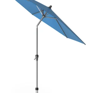 Handla nu Riva parasoll - Blå/grå exkl. parasollfot 2,5 m från Platinum Sun & Shade- Bra Möbler