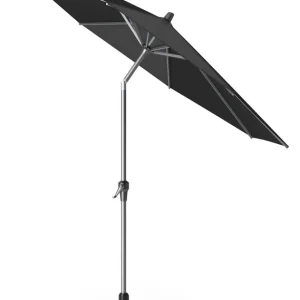 Rea Riva parasoll - Svart/grå exkl. parasollfot 2,7 m från Platinum Sun & Shade- Bra Möbler