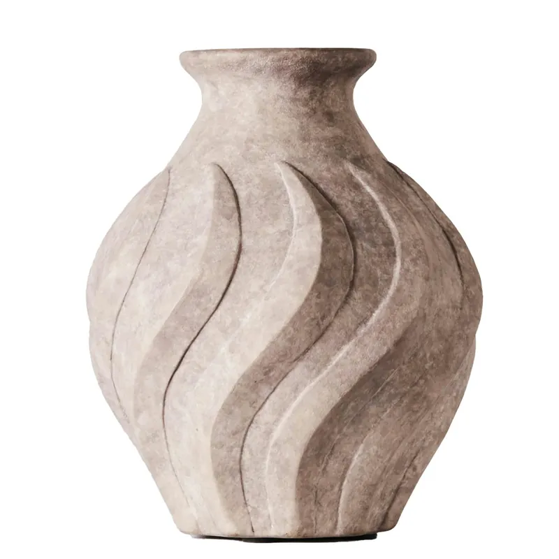 Endast denna vecka Swirl Vas Liten, Grå