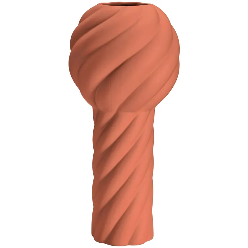 Twist Pillar Vas 34 cm, Röd Beställ idag