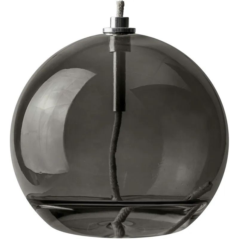 Aura Oljelampa 10 cm, Smoke Grey Fynd