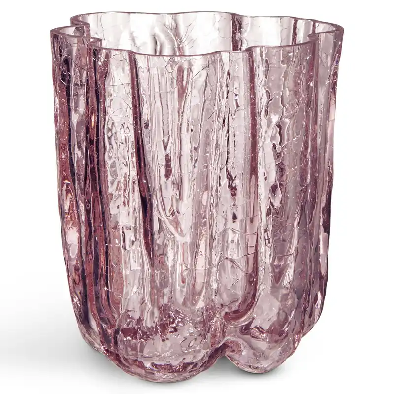 Crackle Vas 121 mm, Rosa Nedsatt pris