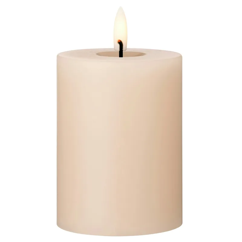 Endast idag Led-Blockljus 10 cm, Ice Latte
