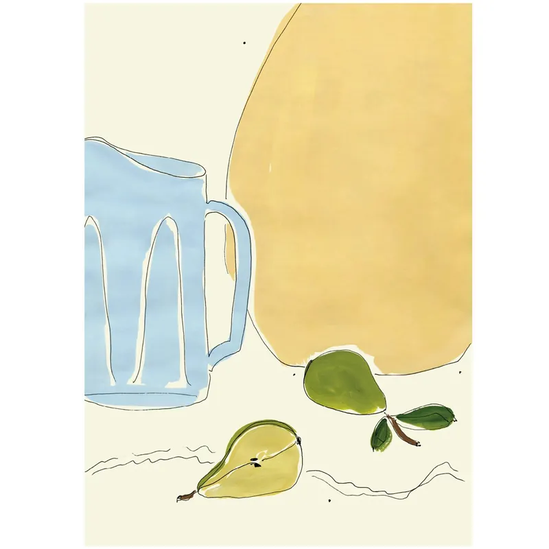 Endast denna vecka Still Life With Pears Poster 50x70 cm