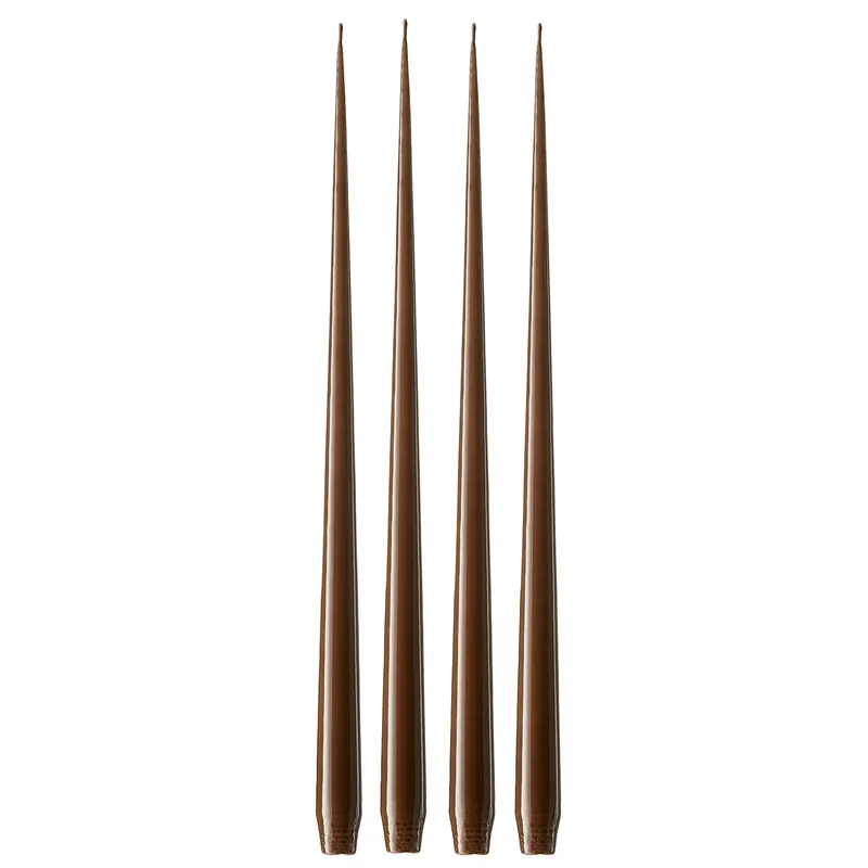 Antikljus Lackad 42 cm 4-pack, Hazelnut Nyhet