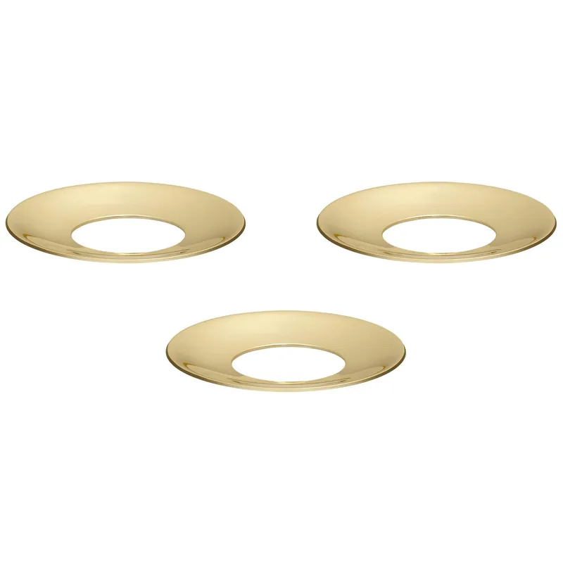 Billigare Ljusmanschett 3-pack, Solid Brass